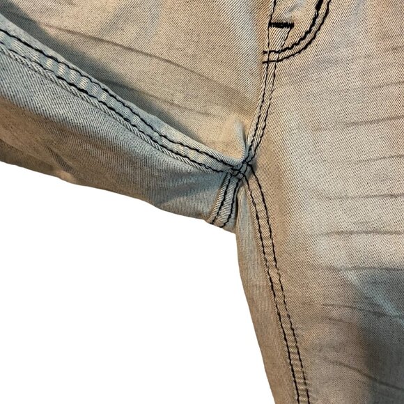 Rock Revival Maple Skinny Women Size 25 Light Wash Distressed Ripped Pockets - Picture 7 of 16